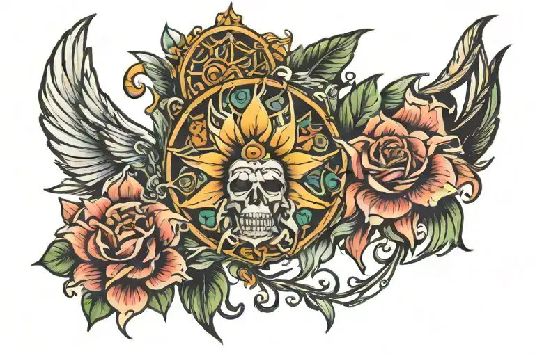 sublime tattoo design idea