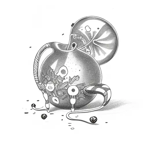 Cherry Pop Soda tattoo design idea