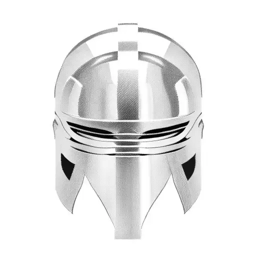 spartans helmet tattoo design idea