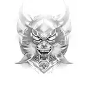 emmanuel name  samurai tattoo design idea