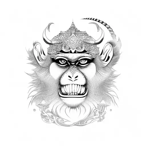 Wholesale VRIUA Chinese Temporary Full Arm Monkey King Skull Design Unisex  DIY Makeup Tool Big Tattoo Decal Color Drawing Tattoo Sticker From  malibabacom
