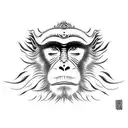  monkey king tattoo design idea