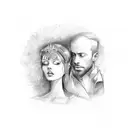 Certainly! Here's another symbolic representation for a couple in a committed relationship with unique dynamics:  The de tattoo design idea