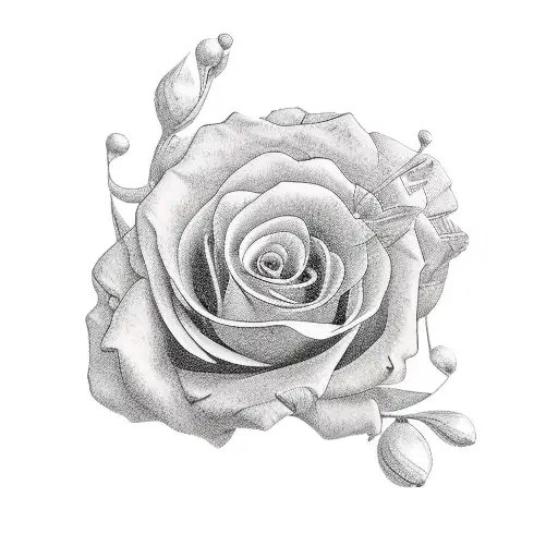 marriage tattoo design idea