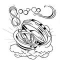 marriage tattoo design idea