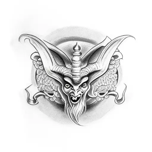 baphomet tattoo design idea
