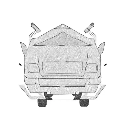 18 wheeler tattoo design idea