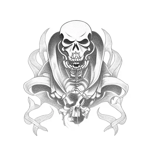 reaper tattoo design idea