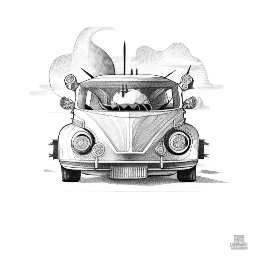 Bass, Guitar and Drum tattoo design idea