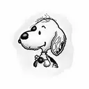 Snoopy tattoo design idea