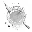 BTS magic shop cup of tea becoming a galaxy tattoo design idea