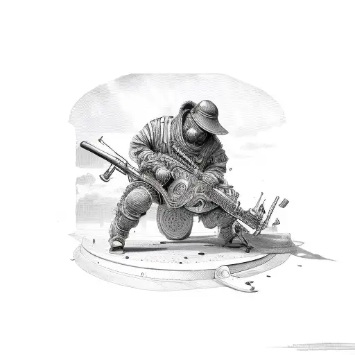 stillson wrench tattoo design idea