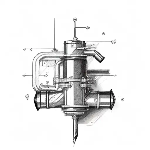 pipe wrench tattoo design idea