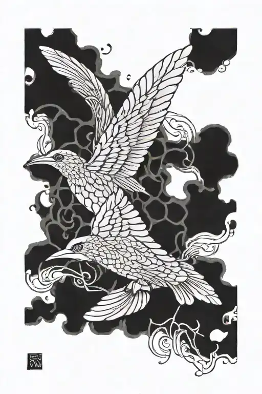 arrival tattoo design idea