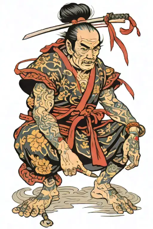 ronin tattoo design idea