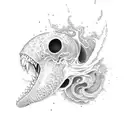 surf tattoo design idea