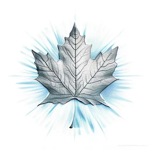 Maple Leaf tattoo design idea
