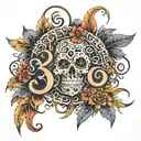 313 area code tattoo design idea