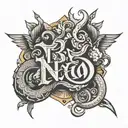 313 area code tattoo design idea