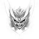 Ulquiorra Cifer Anime Bleach tattoo design idea