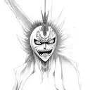 Ulquiorra Cifer Anime Bleach tattoo design idea