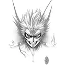 Ulquiorra Cifer Anime Bleach tattoo design idea