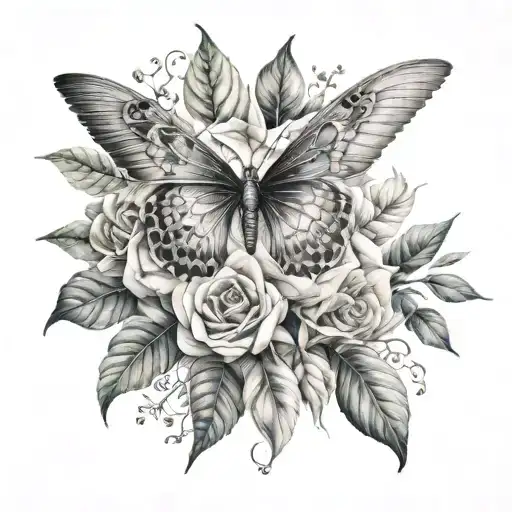 luxury nature inspired tattoo tattoo design idea