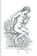 Between exposing yourself and hiding; between passionate desire and impoverishment; eros as the main object of greed. tattoo design idea