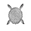 Turtle tattoo design idea
