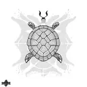 Turtle tattoo design idea