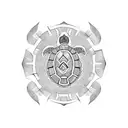 Turtle tattoo design idea