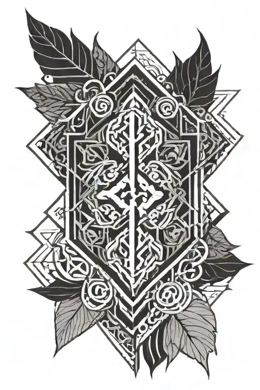 surviving sexual assault symbol tattoo design idea