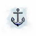 Anchor tattoo design idea