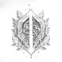 bay leaf  tattoo design idea