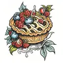 make a pie tattoo design idea