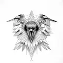 nordic mythology raven tatoo tattoo design idea