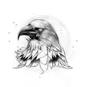 nordic mythology raven tatoo tattoo design idea