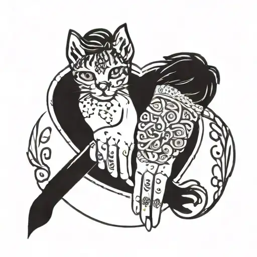 A small wrist tattoo, lesbian related that symbolizes always and forever us tattoo design idea