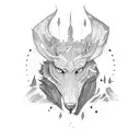 courage  tattoo design idea