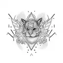 courage  tattoo design idea