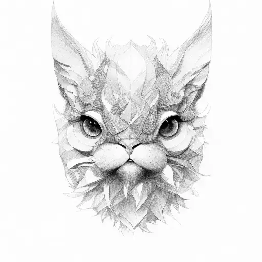 sweet creature tattoo design idea
