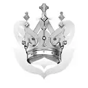 crown of god tattoo design idea