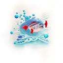 underwater tattoo design idea