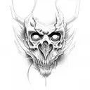 Azrael tattoo design idea