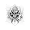 Azrael tattoo design idea