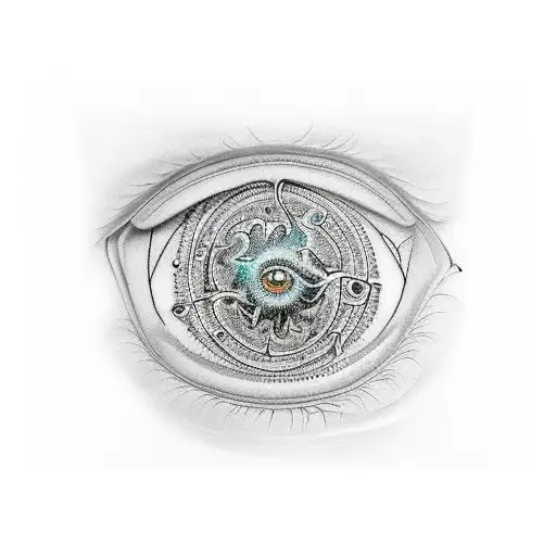 serotonin psilocybin lsd  tattoo design idea