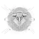 adhd serotonin psilocybin lsd  tattoo design idea