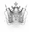 King's Crown tattoo design idea