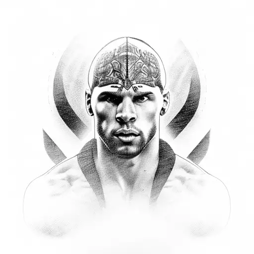 sports heros tattoo design idea