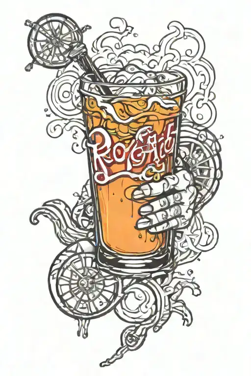 BMTH band Kool-Aid tattoo design idea